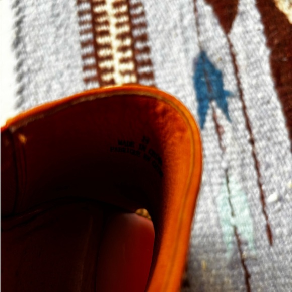 Jeffrey Campbell Orange Platform Mules - Picture 8 of 9